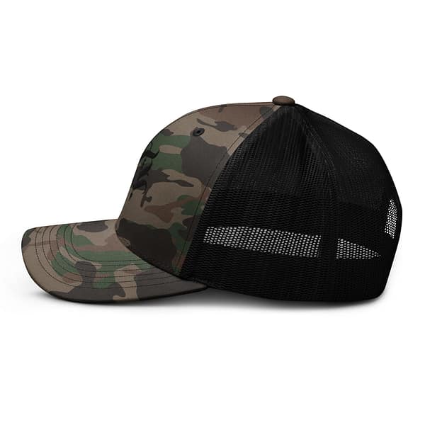 Camouflage Logo trucker hat - Image 5