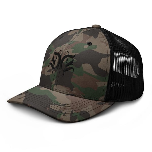 Camouflage Logo trucker hat - Image 3