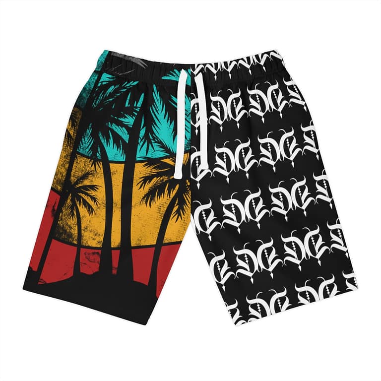 Summer Vibes NM Athletic Long Shorts